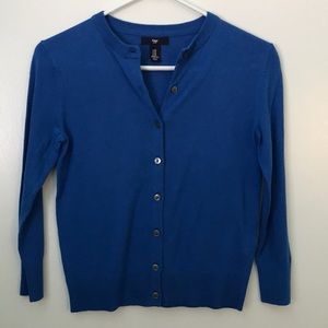 NWOT Gap Light Electric Blue Cardigan Sz XS, S